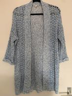 Esprit blauw gemêleerd “ gehaakt “  vest maat M, Ophalen of Verzenden, Zo goed als nieuw, Maat 42/44 (L), Blauw