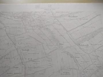 483 Vlist Stolwijk Polsbroek Hoenkoop Plattegrond 1914 beschikbaar voor biedingen