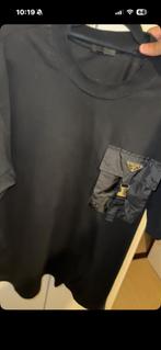 Prada Re-Nylon T-shirt L, Kleding | Heren, T-shirts, Ophalen, Maat 52/54 (L), Zwart, Zo goed als nieuw