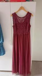 Bordeaux rode galajurk Vila, Kleding | Dames, Gelegenheidskleding, Maat 38/40 (M), Galajurk, Vila, Ophalen of Verzenden