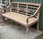 Mooie teak stationsbank BR3 tuin terras bank Bali Ibiza hout, Ophalen of Verzenden