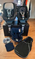 Maxi Cosi Pebble + Pearl + 2 FamilyFix Bases Super compleet, Ophalen, Gebruikt, Zijbescherming, Isofix