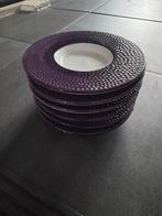 6 Karaca stoneware glazen onderzetters, Huis en Inrichting, Ophalen of Verzenden, Zo goed als nieuw, Rvs of Chroom