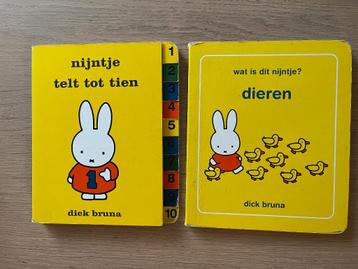 2 boeken van Nijntje  - Wat is dit Nijntje? Dieren - Nijntje