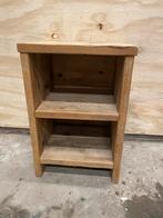 Houten Nachtkastje met Planken, Met plank(en), Minder dan 50 cm, Gebruikt, Ophalen of Verzenden