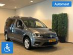 Volkswagen Caddy Maxi Automaat Rolstoelauto incl. draaistoel, Te koop, Zilver of Grijs, Geïmporteerd, 5 stoelen