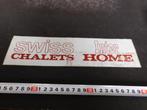 sticker swiss chalets inter home, Ophalen, Zo goed als nieuw, Bedrijf of Vereniging