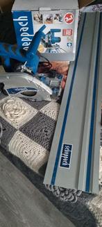 Circelzaag scheppach + geleiderail, Gebruikt, Cirkelzaag, Scheppach, Ophalen of Verzenden