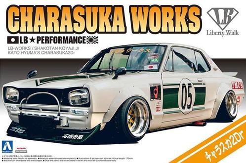 Aoshima 1:24 05757 Lb-Works Charasuka 2dr, Hobby en Vrije tijd, Modelbouw | Auto's en Voertuigen, Nieuw, Auto, Groter dan 1:32