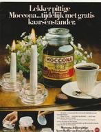 Retro reclame 1978 Douwe Egberts Moccona kaarsenstander, Verzamelen, Verzenden, Overige typen