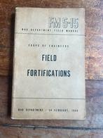 WO2 Amerikaans voorschrift Engineer Genie fortifications '44, Verzamelen, Militaria | Tweede Wereldoorlog, Amerika, Verzenden