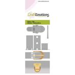 Craftemotions snijmal vintage sluitingen – klinknagels, Verzenden, Overige thema's, Pons of Mal