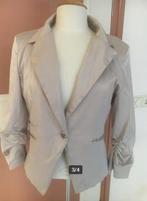 Perla Nera blazer mt. L/42 ( zie afmetingen), Kleding | Dames, Perla Nera, Beige, Maat 42/44 (L), Ophalen of Verzenden