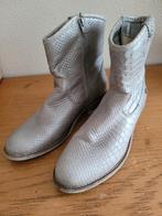 Zilveren dames laarsjes maat 41, Ophalen, Tweedehands, Dames, Laarzen