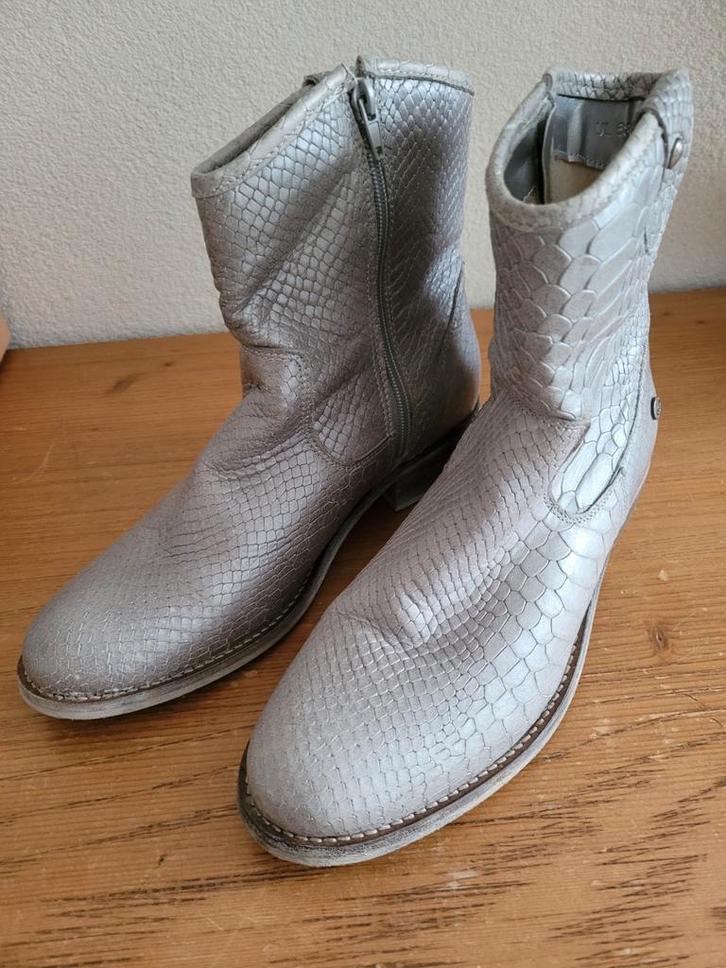 Zilveren dames laarsjes maat 41, Motoren, Kleding | Motorkleding, Laarzen, Dames, Tweedehands, Ophalen