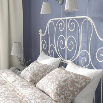 GEZOCHT!! bovenstuk van LEIRVIK ikea bedframe spijlen metaal - afbeelding 3