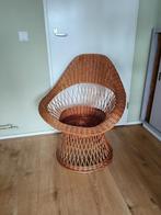 vintage Rotan Kuipstoel, Ophalen, Gebruikt