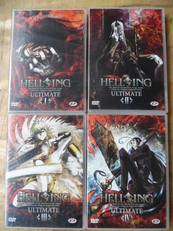 JAPAN ANIME MANGA - HELLSING DEEL 1 t/m 4 beschikbaar voor biedingen