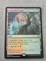 Copperline Gorge. MTG., Foil, Ophalen of Verzenden, Losse kaart, Zo goed als nieuw