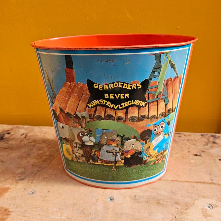 Vintage Tomado prullenbak Gebroeders Bever, Huis en Inrichting, Woonaccessoires | Prullenbakken, Ophalen of Verzenden