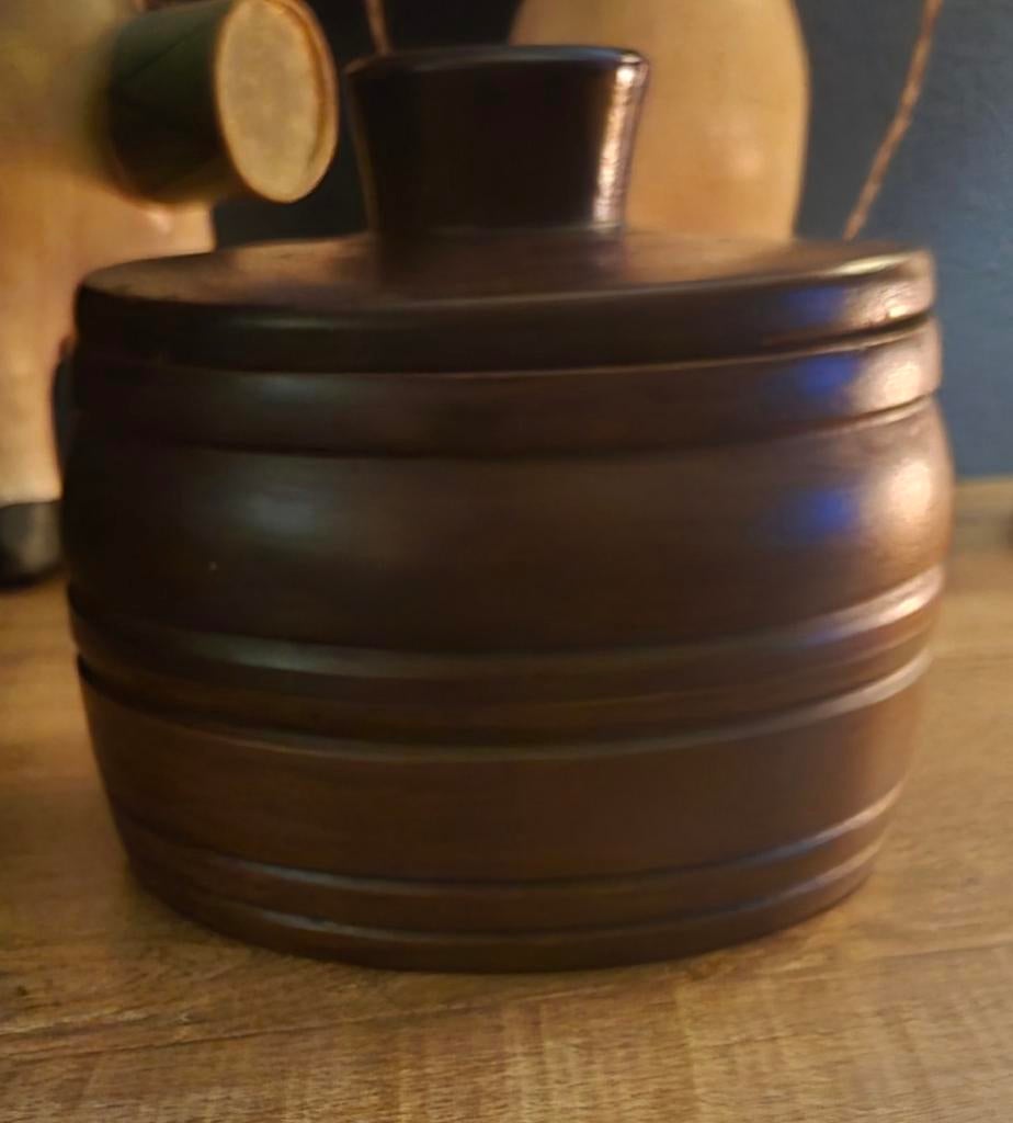 Vintage Tabakspot van Hout, Minder dan 50 cm, Minder dan 50 cm, Ophalen of Verzenden, Minder dan 50 cm