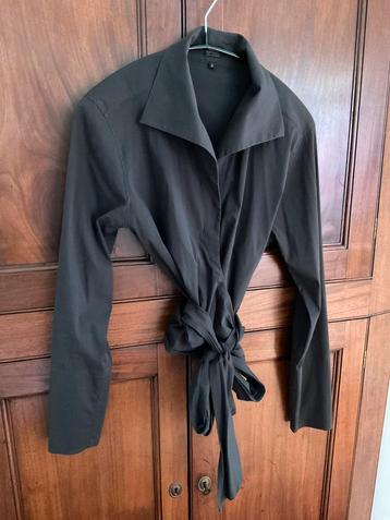 Pauw blouse maat 2 antraciet overslagblouse beschikbaar voor biedingen