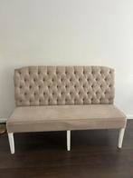 Landelijke beige eetbank, Ophalen, Gebruikt, Tweepersoons, Minder dan 150 cm