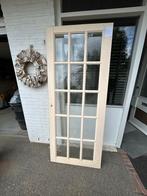 Deur binnendeur met glas, Doe-het-zelf en Verbouw, Deuren en Horren, Ophalen, Gebruikt, 80 tot 100 cm, Binnendeur