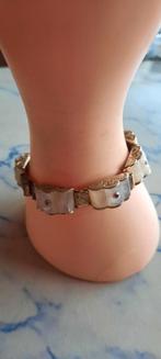 Antieke  armband,Damascener Toledo goud met parelmoer., Sieraden, Tassen en Uiterlijk, Antieke sieraden, Ophalen of Verzenden