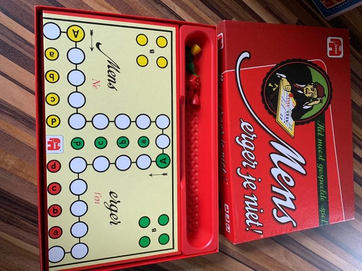 Mens erger je niet, Hobby en Vrije tijd, Gezelschapsspellen | Bordspellen, Zo goed als nieuw, Ophalen of Verzenden