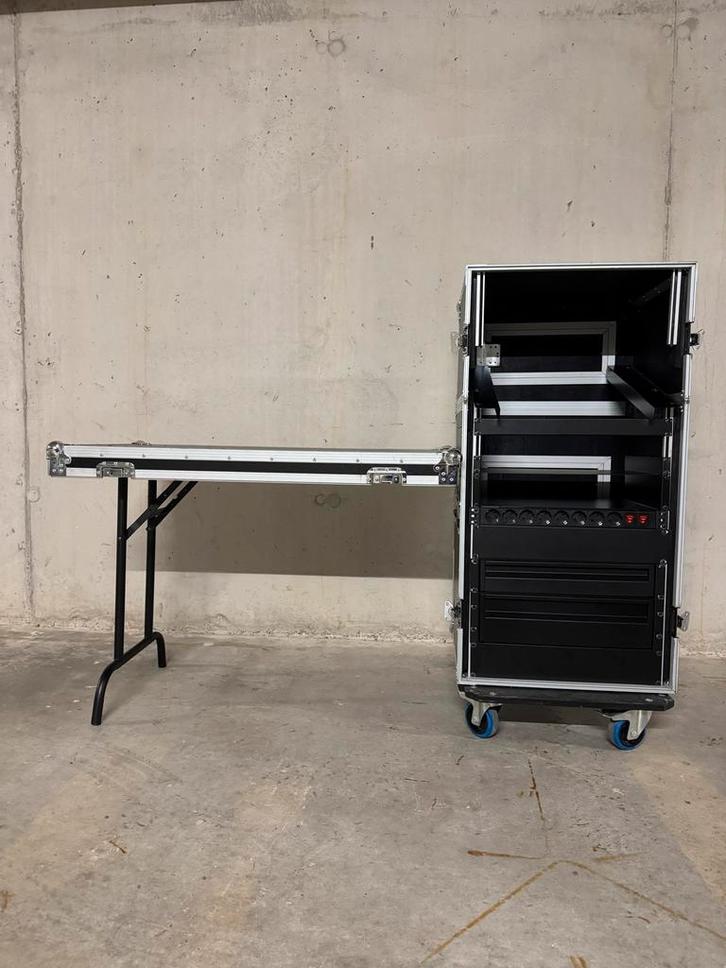 DAB Cases Combi Flightcase - DJ/Geluidstechnicus, Muziek en Instrumenten, Behuizingen en Koffers, Gebruikt, Flightcase, Ophalen