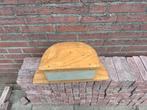 Houten Haspel - Brocante Tuindecoratie Wandhouder Tuinslangh, Ophalen of Verzenden