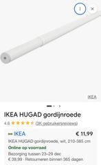 Twee stangen wit ikea nieuw, Ophalen, Wit, 50 tot 100 cm, Zo goed als nieuw