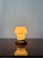 Vintage tafellamp Keramiek-Opaalglas- jaren 70, Ophalen, Gebruikt, Mid Century - Vintage, Minder dan 50 cm