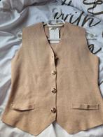 Nieuwe Beige Gilet - Maat 1 plus bijpassende broek, Ophalen of Verzenden, Nieuw, Maat 34 (XS) of kleiner, Beige