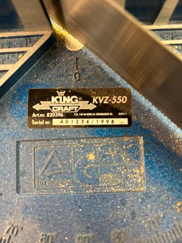 King Craft KVZ-550 verstekzaag beschikbaar voor biedingen