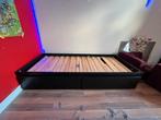 IKEA Flekke Bed 80x200 uitschuifbaar, Huis en Inrichting, Slaapkamer | Bedden, Ophalen, 90 cm, Eenpersoons, Zwart