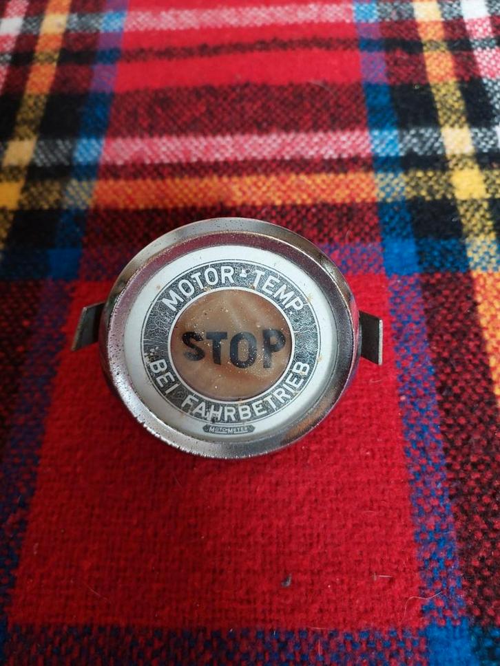 Motometer Motor Temp Meter Oldtimer., Auto diversen, Auto-accessoires, Ophalen of Verzenden