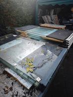 Mooie glasplaten voor schuifpui of erker, Doe-het-zelf en Verbouw, 75 tot 150 cm, Overige materialen, Gebruikt, Ophalen of Verzenden