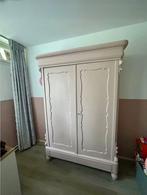Vintage biedermeier meidenkast kleding linnen leg kind baby, Huis en Inrichting, Ophalen, 100 tot 150 cm, Eikenhout, Zo goed als nieuw