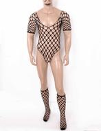 Heren zwarte body 8 / bodysuit sissy lingerie pakje sexy, Kleding | Heren, Verzenden, Zwart, Nachtkleding