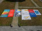 Originele dealer opel banners vlaggen (jaren 90), Verzenden, Zo goed als nieuw, Auto's