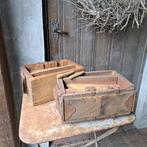 1 Oud brocante houten sigarenmal sigarenkistje kistje Etage3, Huis en Inrichting, Gebruikt, ., Ophalen of Verzenden, .