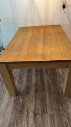 Eikenhouten eettafel 160x110, Huis en Inrichting, Tafels | Eettafels, Ophalen, 100 tot 150 cm, Eikenhout, Zo goed als nieuw