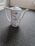 Vintage Porseleinen Theepot met Blauw Decor, Overige typen, Ophalen of Verzenden, Zo goed als nieuw, Overige stijlen