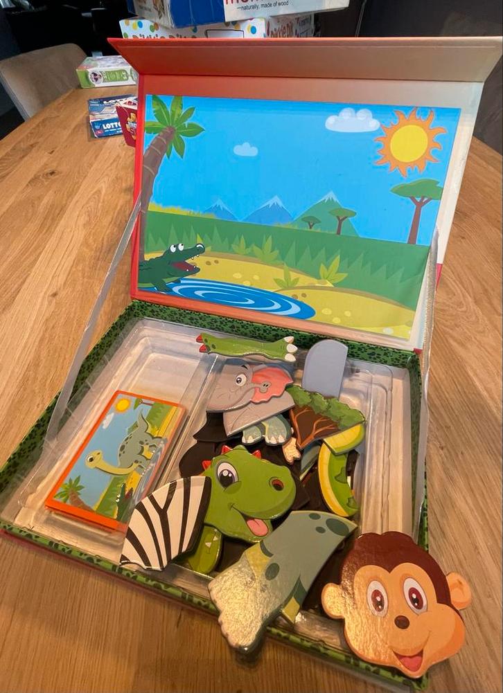 Magnetisch dieren maken - Playtive, Kinderen en Baby's, Speelgoed | Kinderpuzzels, Zo goed als nieuw, 2 tot 4 jaar, Meer dan 50 stukjes