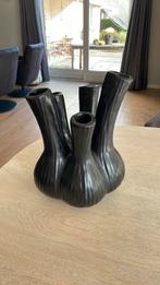 Zwarte vaas, nieuw !, Huis en Inrichting, Woonaccessoires | Vazen, Zwart, Ophalen of Verzenden, Minder dan 50 cm, Glas