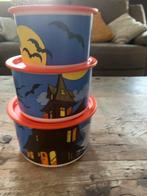 Tupperware Halloween setje 3-delig, Huis en Inrichting, Keuken | Tupperware, Tupperware, Crème, Ophalen of Verzenden, Zo goed als nieuw