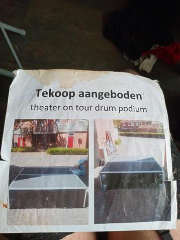 Theater on tour drumpodium