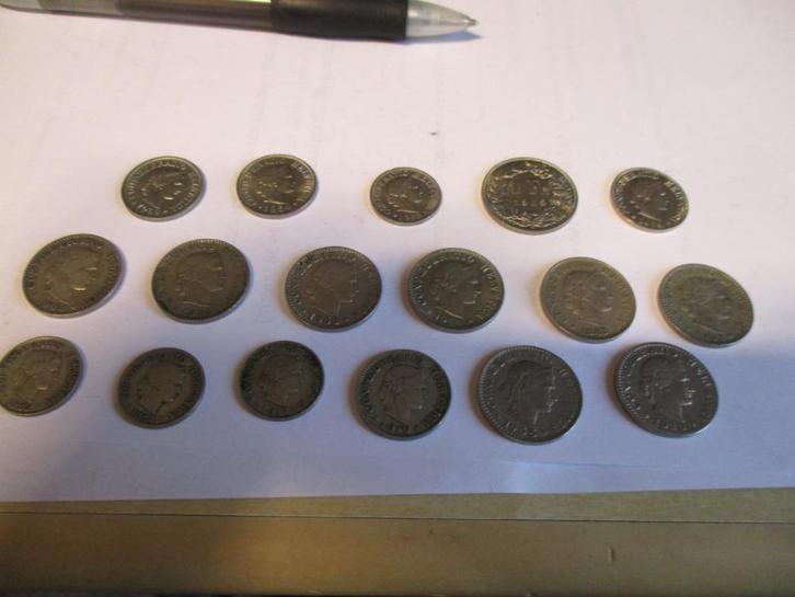 Uit eigen verzameling zwitserse munten, Postzegels en Munten, Munten | Europa | Niet-Euromunten, Setje, Overige landen, Ophalen of Verzenden